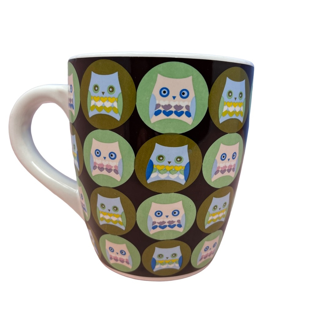 Debra Valencia Blue Harbor Collection Jumbo Owl Coffee Mug